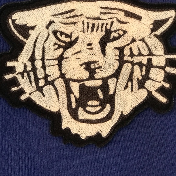 NWT RL navy blue cardigan with embellishments - Picture 3 of 6